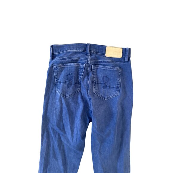 LILLY PULITZER Blue Skinny Denim  Jeans Size 00 - Picture 4 of 10